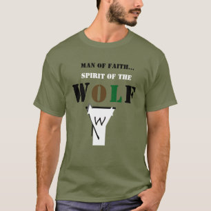 Camisa Homem de Fé ... Espírito do Lobo
