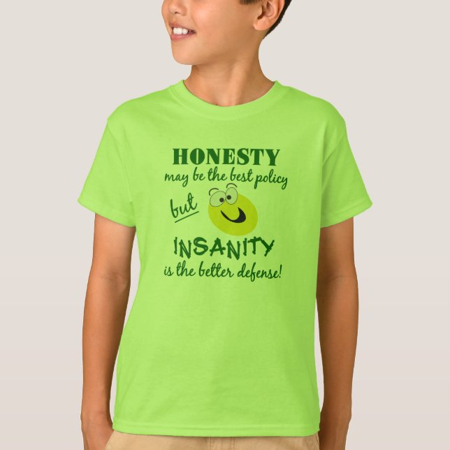 Camisa honestidade/insensatez - escolha estilo e c (Frente)