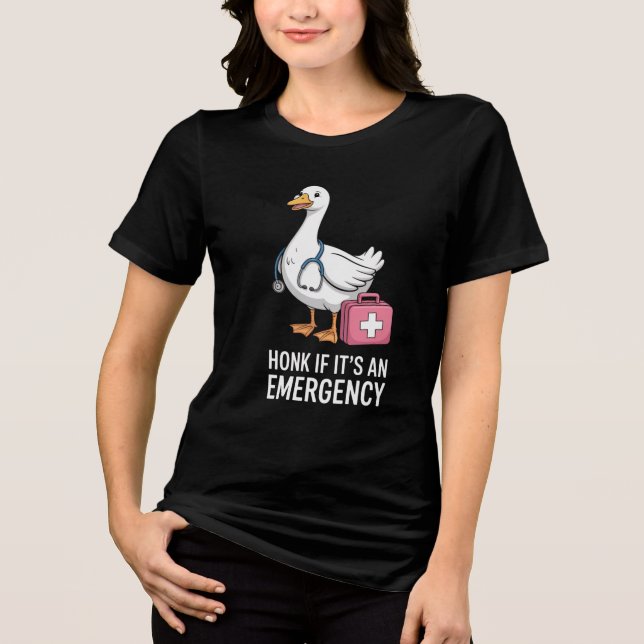 Camisa Honk If Emergency Goose Tee (Frente)
