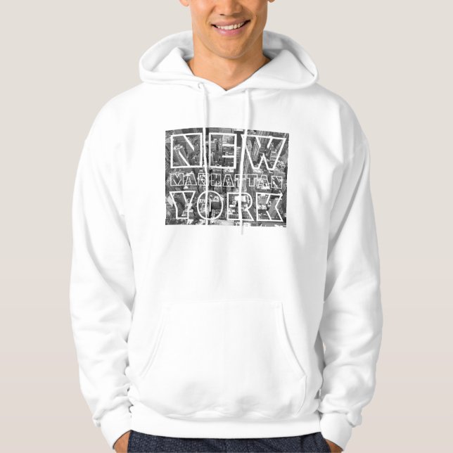 Camisa Hoodie Personalizada NYC Souvenir em Nova I (Frente)