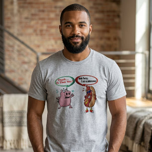 Camisa Hotdog Disfarçado - Camiseta Engraçada para