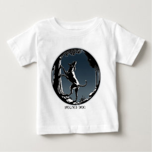 Camisa Hound Dog para Criança Personalizada Camisa
