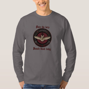 Camisa humana do bastão de vampiro da sociedade d