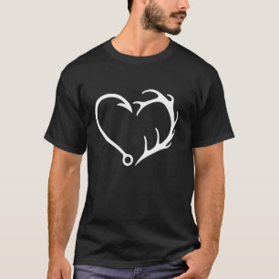 Camisa Hunter Fisher Heart Antler & Hook Love Outd