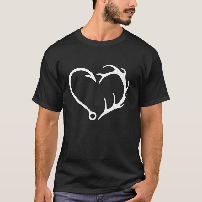 Camisa Hunter Fisher Heart Antler & Hook Love Outd (Frente)