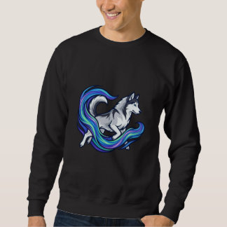 Camisa Husky Elétrico Azul Aura Gráfica