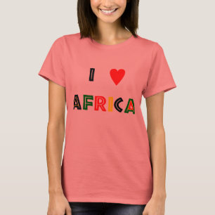 Camisa "I Heart Africa"
