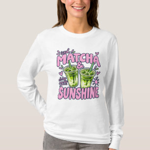 Camisa Iced Matcha e Sunshine, T-shirt Matcha