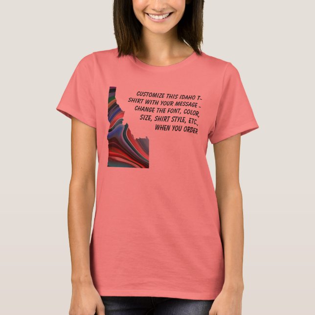 Camisa Idaho - Personalizada com Eleição ou outra (Frente)