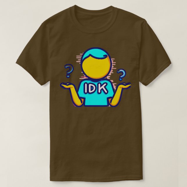 Camisa IDK (Frente do Design)