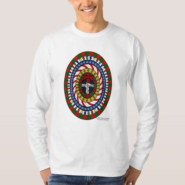 Camisa Iluminada Natalina Masculina Divertida (Frente)