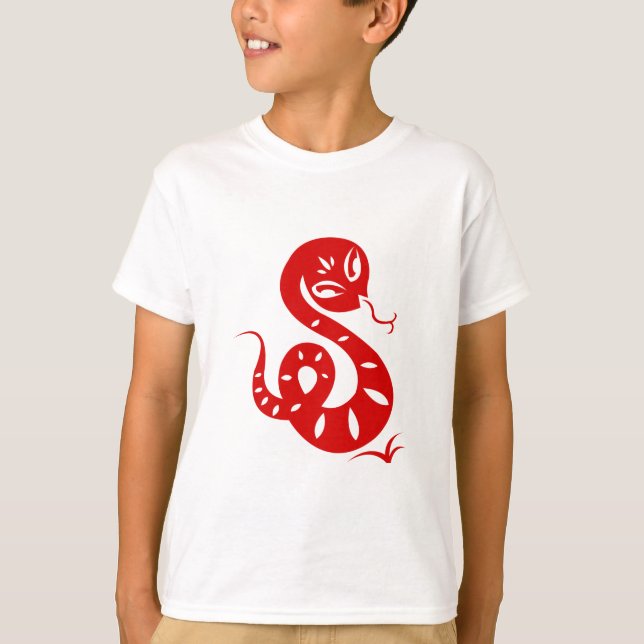 CAMISA ILUSTRADA DO ZODÍACO PAPERCUT COBRA CHINÊS (Frente)