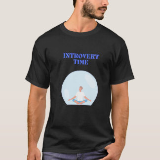 Camisa Ilustrativa de Meditação Calma Tempo Introv