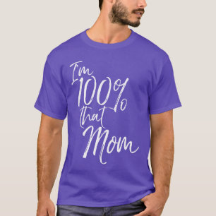 Camisa Im 100hat Mãe Engraçado Fofo Motheree vinta