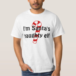 Camisa impertinente do Natal t do duende de Santa