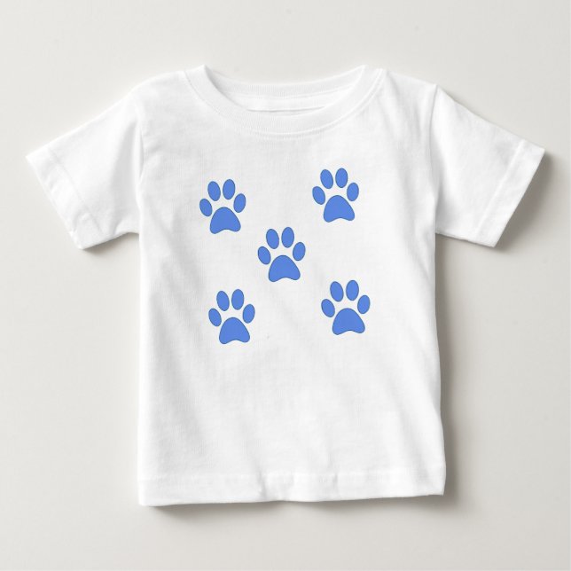 Camisa - impressão de pata adorável (Frente)