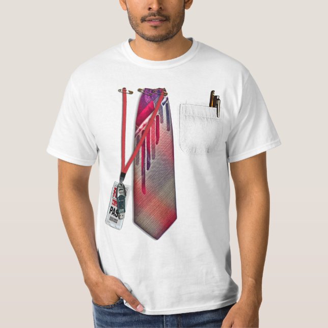 Camisa incorporada branca (Frente)