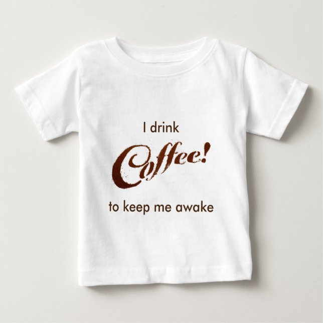 Camisa Infantil Coffee Grounds Coffee (Frente)