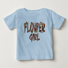 Camisa Infantil com Babado para Menina Flor Person