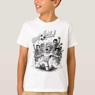 Camisa Infantil de Celebração de Futebol GOAL!