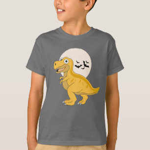 Camisa Infantil de Dinossauro T-Rex Fofo Adormecid