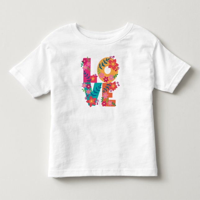 Camisa Infantil de FLORES AMOR (Frente)