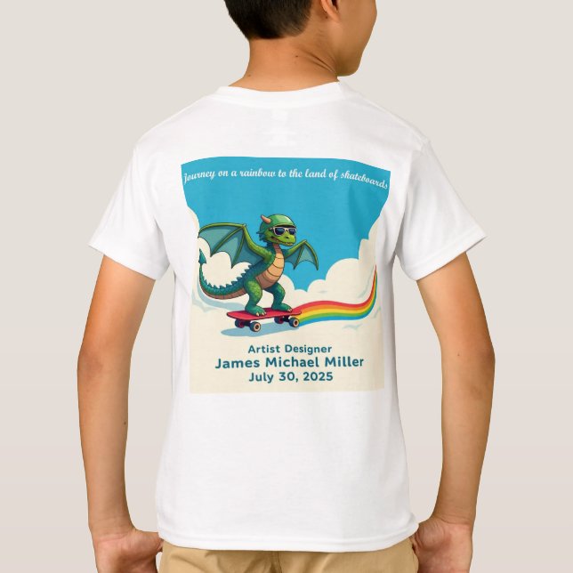 Camisa Infantil De James Michael Miller 6/30/2024 (Verso)