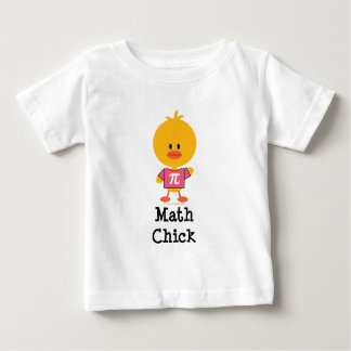 Camisa infantil do pintinho T da matemática