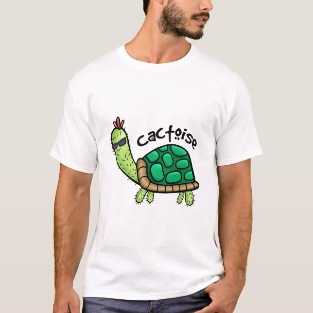 CAMISA INFANTIL FUNNY CACTUS CACTOISE TARTARUGA (Frente)