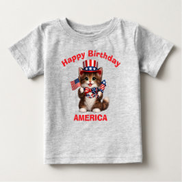 Camisa Infantil Gatinho Marrom (1g) Patriota