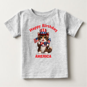 Camisa Infantil Gatinho Marrom (1g) Patriota