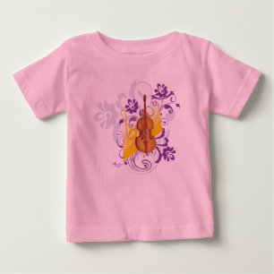 Camisa Infantil Rosa com Babado e Redemoinho Flora