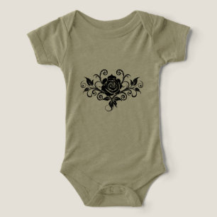 Camisa Infantil Rose Mark Minimalista Moderna