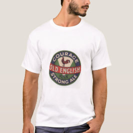 Camisa inglesa velha da cerveja inglesa T da