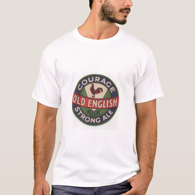 Camisa inglesa velha da cerveja inglesa T da (Frente)