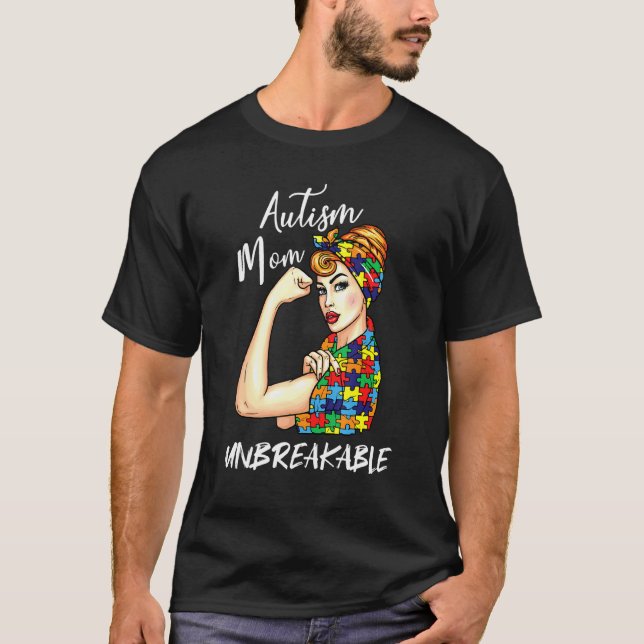 Camisa Inquebrantável de Mãe de Autismo Conscienti (Frente)
