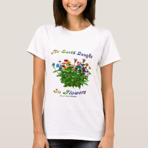 Camisa inspirada das citações das flores