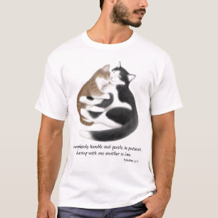 Camisa inspirada do 4:2 T de Ephesians dos gatos