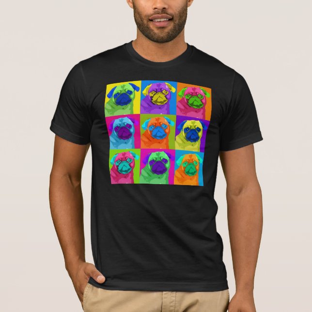 camisa inspirada do Pug (Frente)