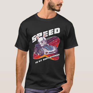 Camisa inspirada pela paixão por corridas e modelo