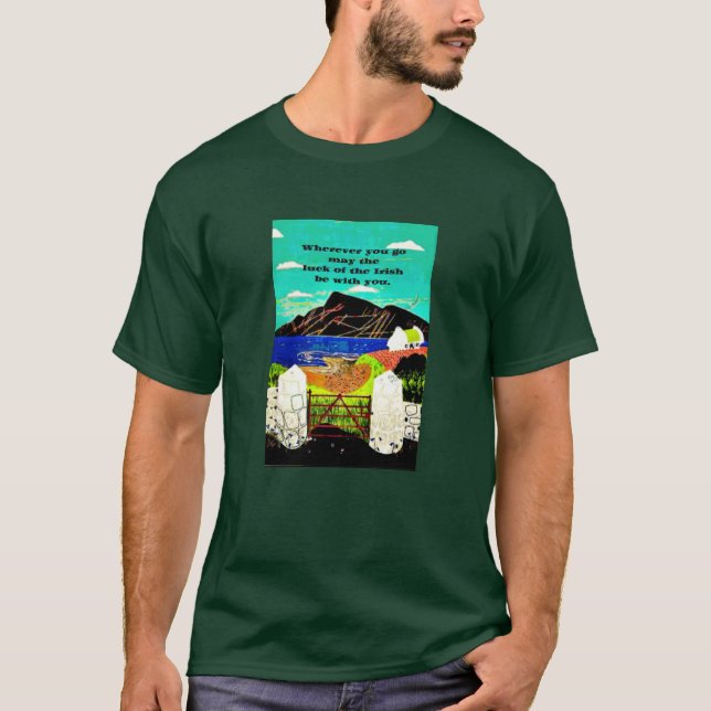 Camisa irlandesa de Dia de São Patrício (Frente)