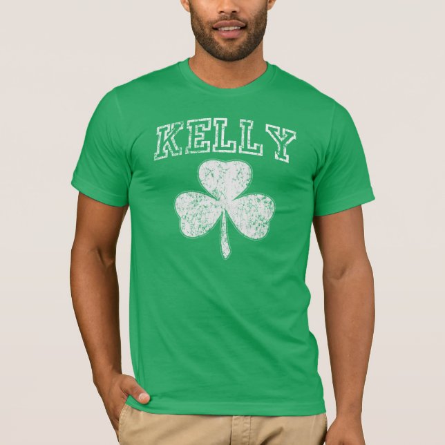 Camisa irlandesa de Kelly t do trevo (Frente)