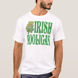 Camisa irlandesa do hooligan T