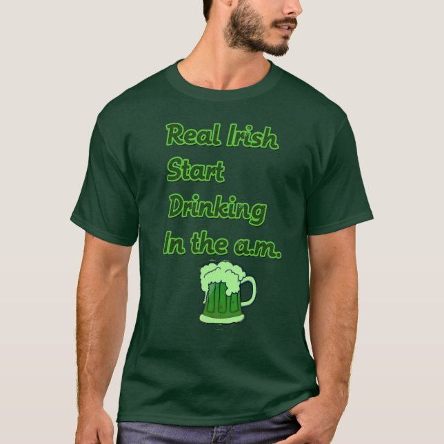 Camisa irlandesa real (Frente)