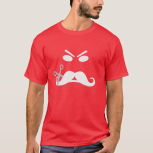 Camisa irritada do bigode - escolha o estilo