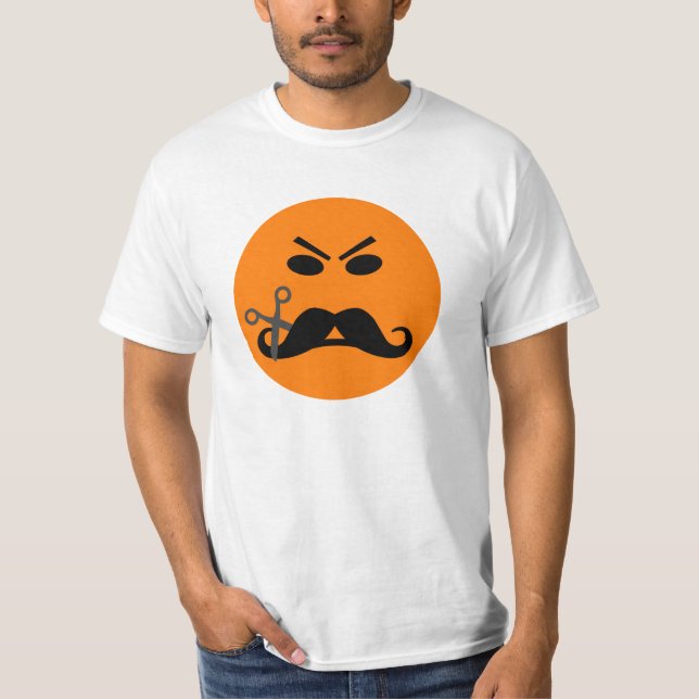 Camisa irritada do bigode - escolha o estilo (Frente)
