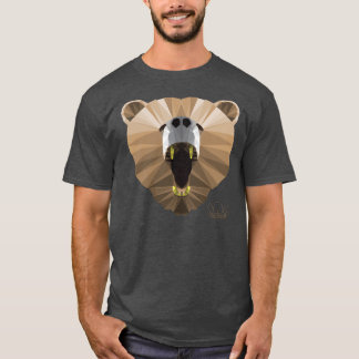 Camisa irritada do urso dos homens