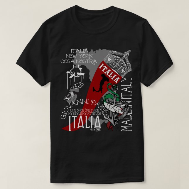 CAMISA ITALIANA DA BOTA FEITA EM ITALIA (Frente do Design)