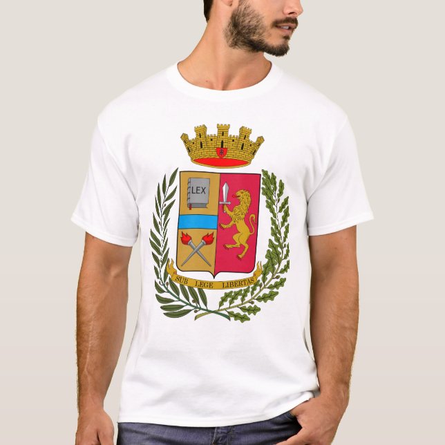 Camisa italiana da brasão da polícia (Frente)