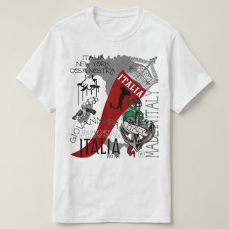 CAMISA ITALIANA DA COROA T DA BOTA DO CHIFRE FEITA